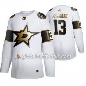 Dallas Stars Hockeydrakt Mattias Janmark 13 Adidas 2019-2020 Golden Edition Hvit Authentic - Herre